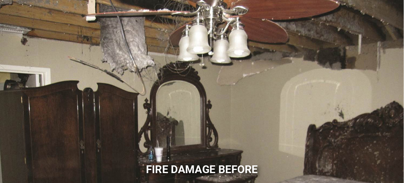 FIRE DAMAGE BEFORE