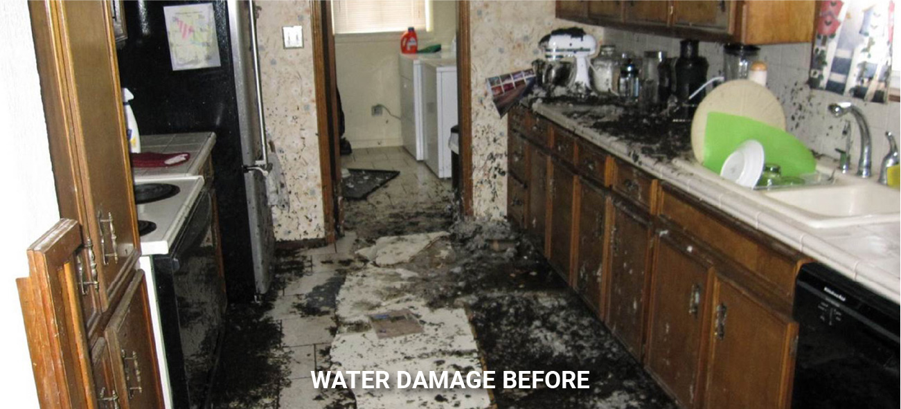 WATER DAMAGE BEFORE